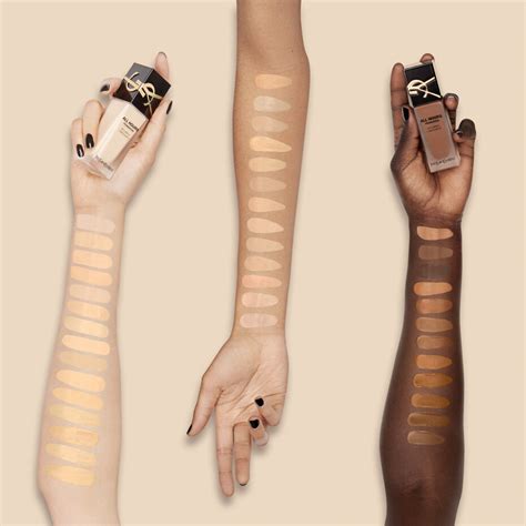 ysl matte foundation swatches|YSL All Hours Full Coverage Matte Foundation .